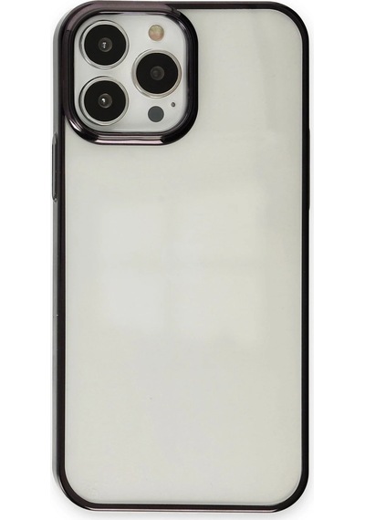 Newface - 301 - iPhone Uyumlu 13 Pro Max Kılıf Element Silikon - Novapazr - - Siyah