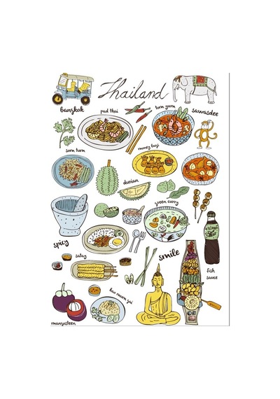 Thailand Sticker Set