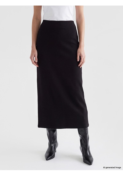 Lcw Modest Siyah Beli Lastikli Kalem Etek