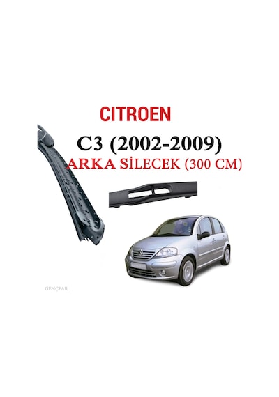 Citroen C3 Arka Silecek 2002-2009 N11.268