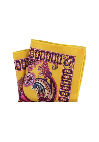 Omark Cotton İpek Mendil No7 Sarı