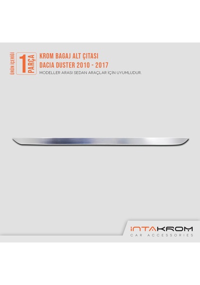intakrom Dacia Duster Krom Bagaj Alt Çıtası 2010 -2017 N11.2797