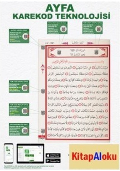 Kur'an-ı Kerim Otuz Cüz Hatim Orta Boy Kırmızı Çantalı Diyanet Mühürlü