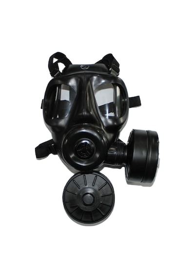 MKE SR6-S Tam Yüz Askeri Gaz Maskesi + 2 Adet KBRN D12 Filtre NBC