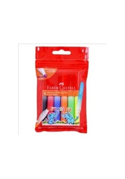 Faber Castell Jumbi 42 Neon Keçeli Boya 6 Renk
