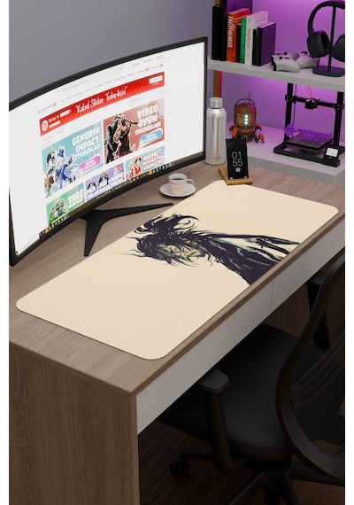 Vagabond Kaymaz Dikişli Kauçuk Oyuncu Mousepad V2 - 90x40 Xxl Gaming Mouse Pad Fare Altlığı