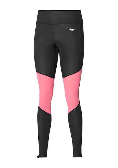 Mizuno Core Long Kadın Tayt Siyah Pembe Siyah