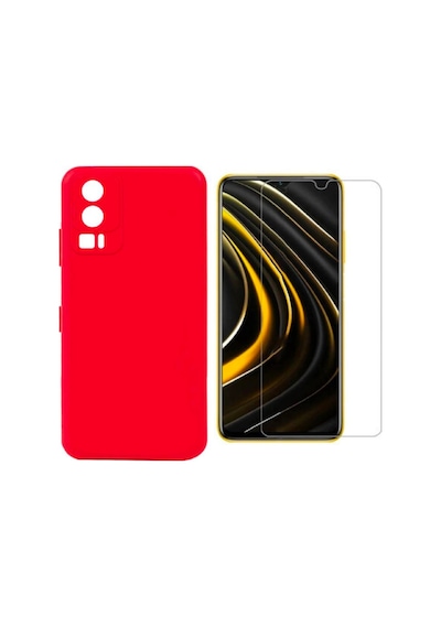 General Mobile 23 Gm 23 Uyumlu Kılıf Esnek Silikon Telefon Kılıfı Ve Temperli Cam Ekran Koruyucu