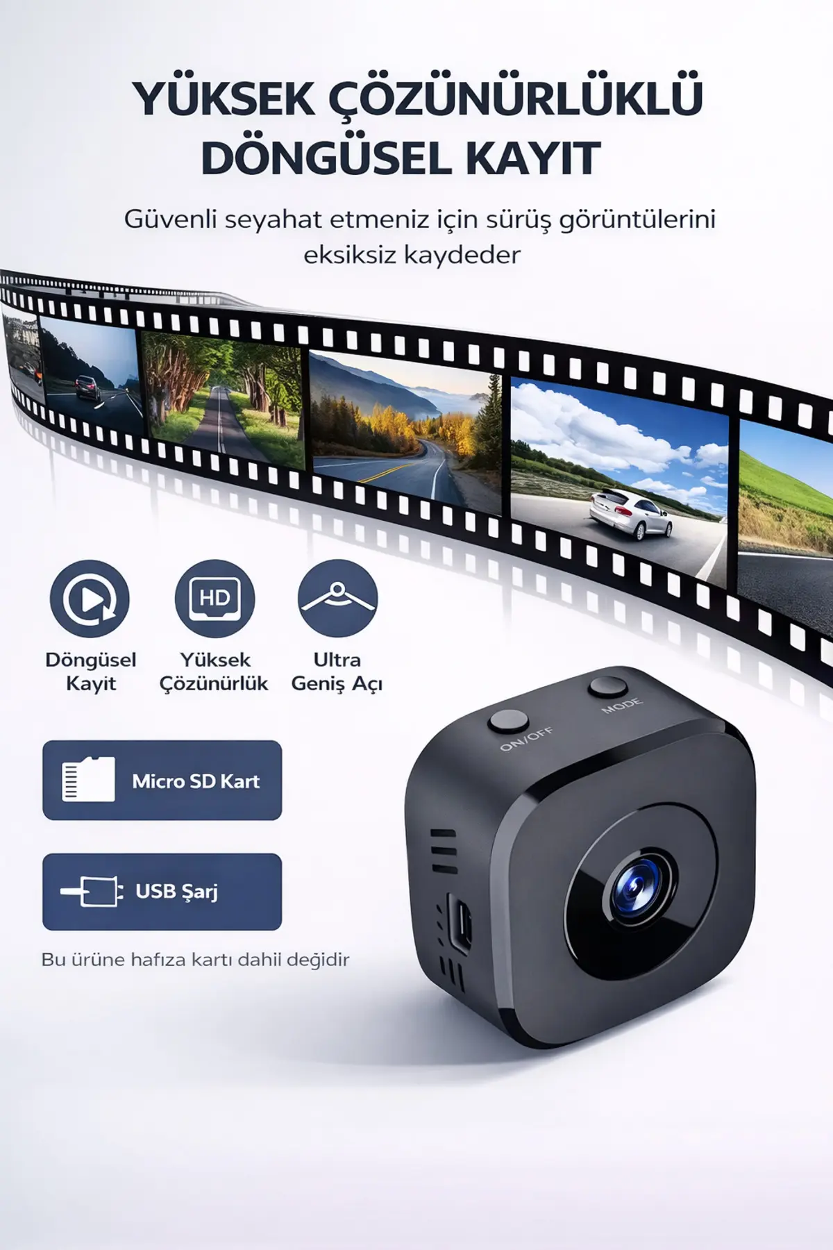 1080p Hd Mini Wifi Ip Kamera İç Mekan Güvenlik Kamerası Gece Görüşlü Sesli