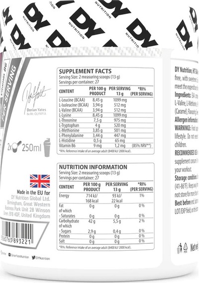 Dorian Yates Hıt Eaa Amino Acid Complex 360 Gram - Bubble Gum