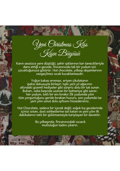 Christmas Kiss 2025 Hot Chocolate Macadamia Aromalı Sıcak Çikol
