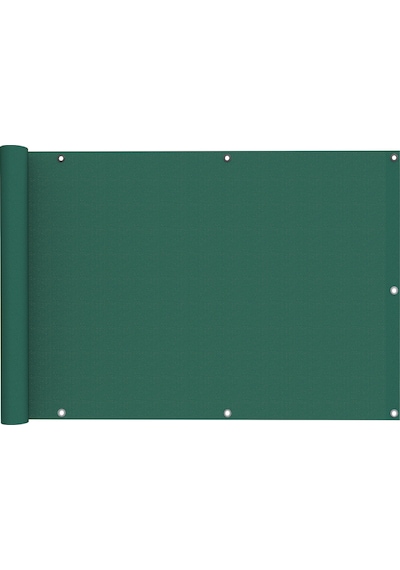 10 Metre X 100 Cm Yeşil Renk Polyester Balkon Demiri Brandası Su Geçirmez 1.sınıf 650g Çok Renkli