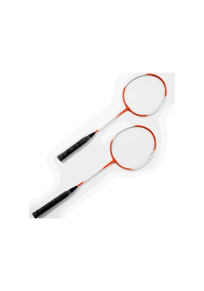 Çantalı Pro Badminton Seti 2 Adet Badminton Raketi 1 Adet Badminton Topu Pro Badminton Set