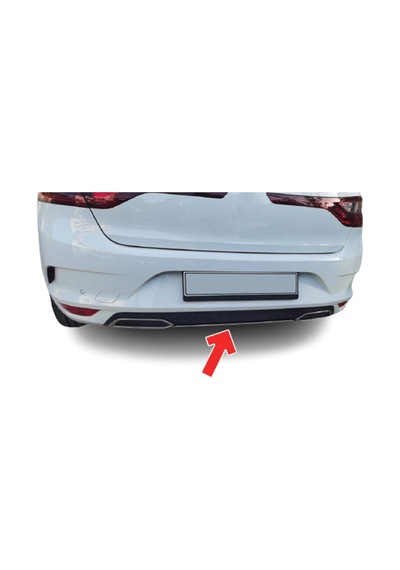 Renault Megane 4 Krom Egzoz Çerçevesi Orta Çıta 2021 ve Sonrası Renault Megane 4 Krom Egzoz Çerçevesi Orta Çıta 2021 ve Sonrası