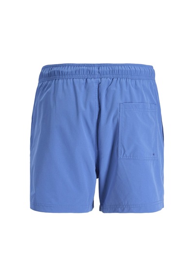 Jack & Jones Jpstmauı Tropıc Solıd Mavi Erkek Deniz Şortu 12291385