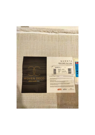 Quenta Qz08a Kahve-krem Halı Çok Renkli