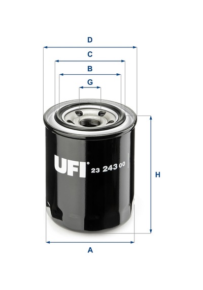 Ufı Ufi Yağ Filtresi Astra F Vectra A-b Kadett E 23.243.00