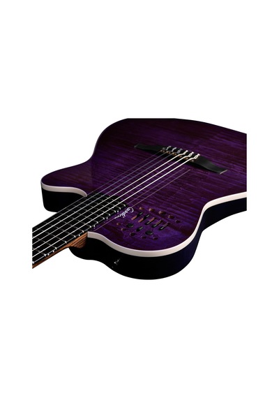 Godin Acs Nylon Steve Stevens Signature 25th Anniversary Elektro Klasik Gitar Mor