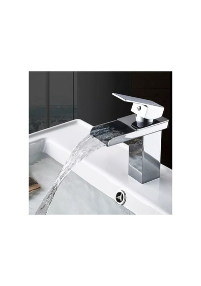 Rena Design Krom Lavabo Bataryası Yeni Havza Model Yüksek Kalite Lüks Lavabo Musluğu Çift Girişli Armatür