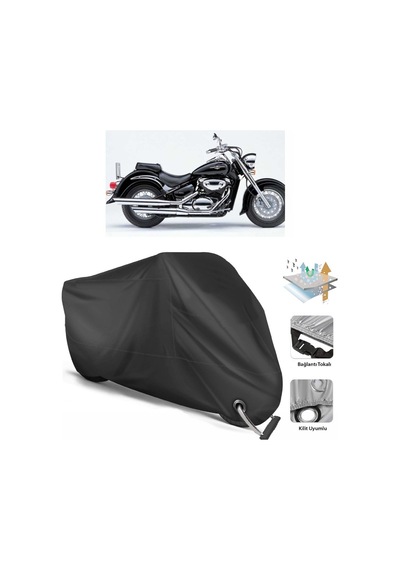 Suzuki Vl 800 Volusia Motor Branda (Bağlantı, Kilit Uyumlu)-Siyah (457274926)