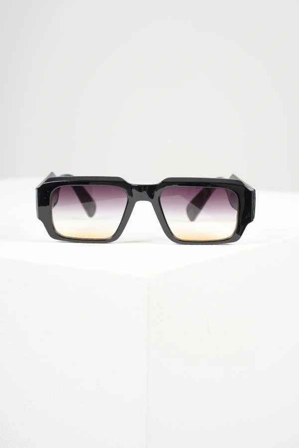 Royal Eyewear Re9888 Degrade Sarı Unısex Güneş Gözlüğü Siyah - Mavi