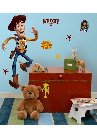 Lexroo Toy Story Duvar Çıkartması/duvar Dövmesi Woody 127 Cm Çok Renkli