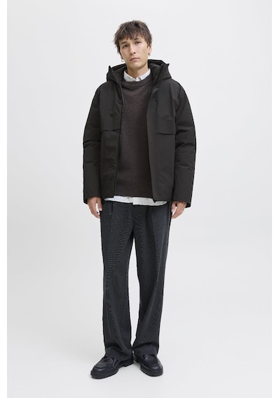 Jack & Jones Jprccmoon Erkek Şişme Mont Moon Jacket Sn Siyah