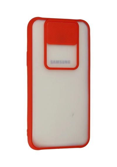 Newface - 549 - Samsung Galaxy J7 Kılıf Palm Buzlu Kamera Sürgülü Silikon - Matxzngz - - Kırmızı