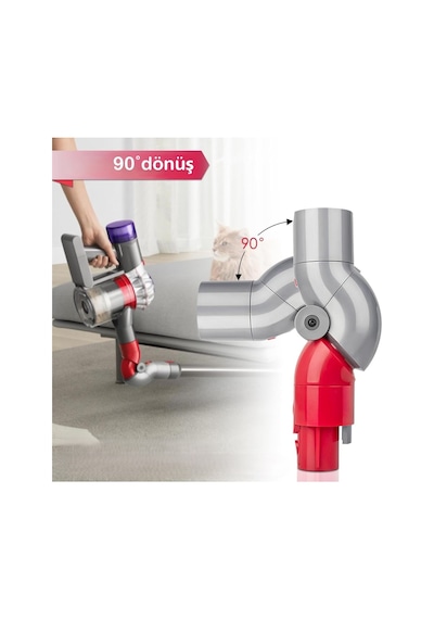 Dyson GEn5 GEn5detect Uyumlu Absolute Mobilya Altı Adaptörü Dik