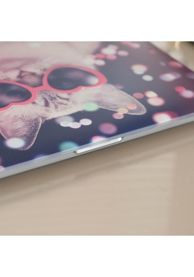 Macbook Air 13 İnç Kılıf A2337 M1 A2179 A1932 Uyumlu Mat Sert Kapak Uv Baskılı Kedi Desenli Koruyucu Hard Case Çizilme Önleyici Laptop Kılıfı Pembe Belirtilmemiş