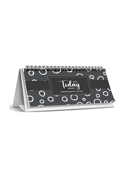 Keskin 9 20 Today Spiralli Planner - No:03 Siyah