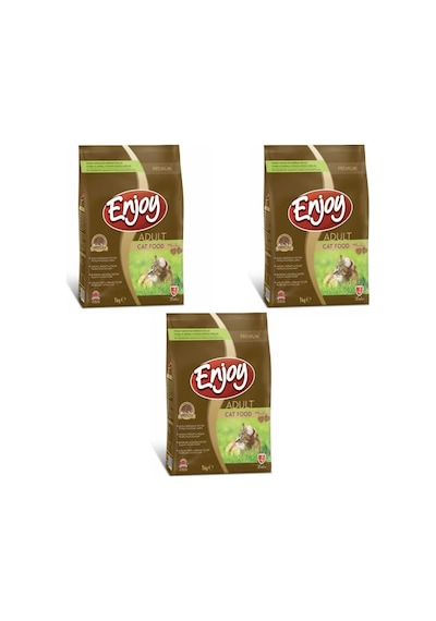 Enjoy Tavuk Etli Yetişkin Kedi Maması 3 x 1 KG