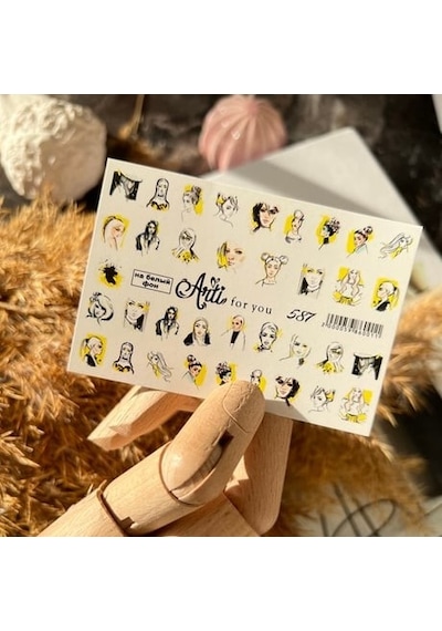 Stiker Arti 587 Beyaz
