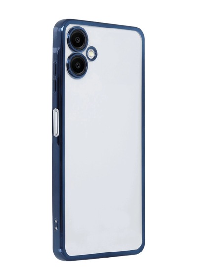 Samsung Galaxy A06 Uyumlu Kılıf Lensli Silikon - Lacivert