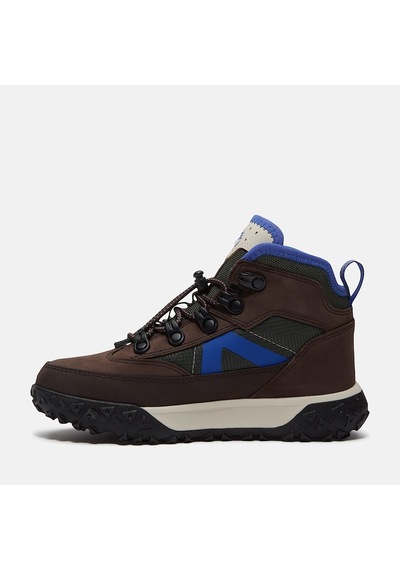 Timberland Motion 6 Mid Bungee Waterproof Çocuk Sneakers-34022 Koyu Kahverengi