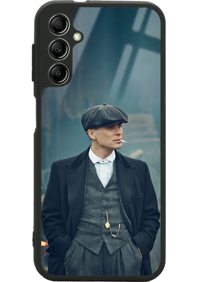 Samsung Uyumlu A14 Peaky Blinders Thomas Shelby Tasarımlı Glossy Telefon Kılıfı Çok Renkli