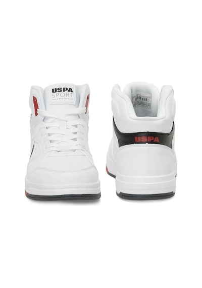 U.s. Polo Assn. Presto Hi Erkek Günlük Uzun Konçlu Sneaker Spor Ayakkabı 101812440 Beyaz