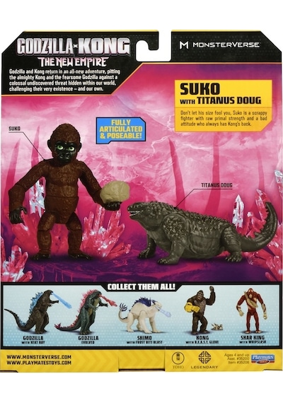 Godzilla Ve Kong Aksiyon Figür Suko With Titanus Doug