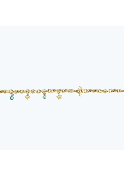 Altınbaş Altın Kalp Zincir Bileklik Abl0295-y-25940 Çok Renkli