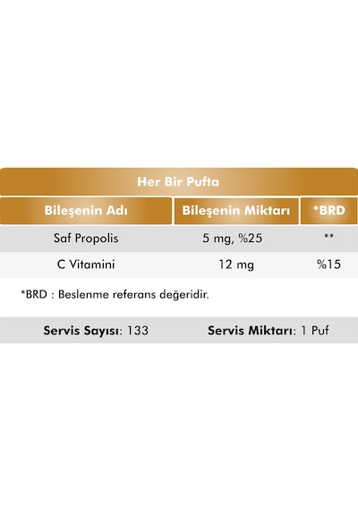 Voop Propolis + C Vitamini Sprey-Damla 20 ML