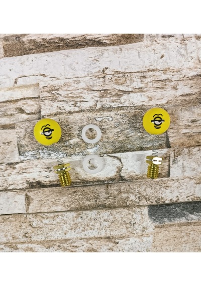 Motosiklet Ayna Süsleme 10mm Düz Diş Minyonlar