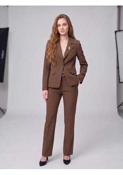 Prenses Kadın Blazer Takım Elbise Limited Edition Camel