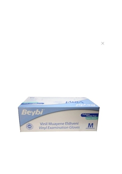 Beybi Pudrasız Vinil Eldiven 100'lü Kutu M