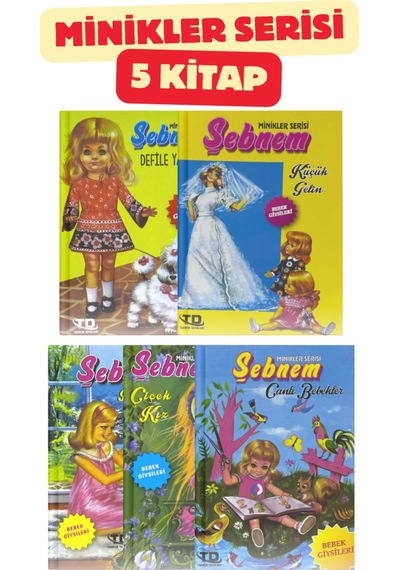 Çocuk Etkinlik Seti Şebnem Serisi Toplam 23 Kitap Bir Arada Kostümler+cici Kızlar+moda+minikler