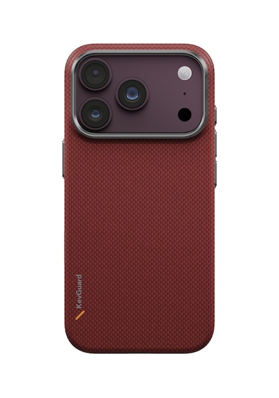 Apple iPhone Uyumlu 17 Pro Max Keva Edge Slim Karbon Kılıf Armaid Fiber Magsafe Özellikli Premium İnce Kapak Mürdüm
