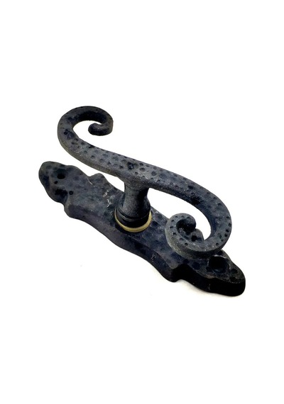 Tedar Antika Tarz Dekoratif Pirinç Kıvrık Pencere Kolu - 130x33 Mm, Oksit Najmaddin Diğer