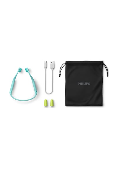 Philips TAK4607GR Kemik İletimli Kablosuz Kulak Üstü Çocuk Kulaklığı