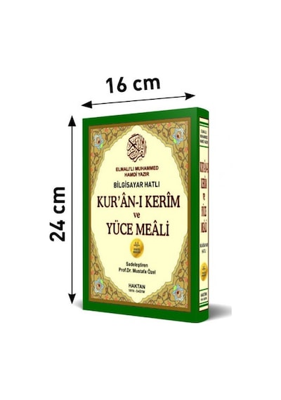 Kur'an-ı Kerim ve Yüce Meali - Orta Boy - Elmalılı Muhammed Hamdi Yazır - Haktan Yayınları