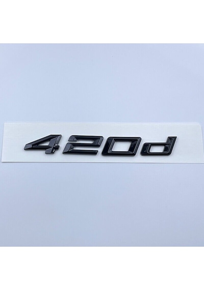 Bmw 420d Piano Black Bagaj Yazısı İthal Ürün A++ Kalite