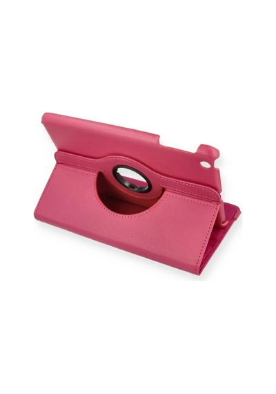 Apple İpad Mini 1 Kılıf 360 Tablet Deri Kılıf - Pembe Aklby-bsva58